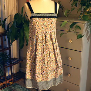 BCBGMaxAzria Pastel Polka Dot & Stripe Dress